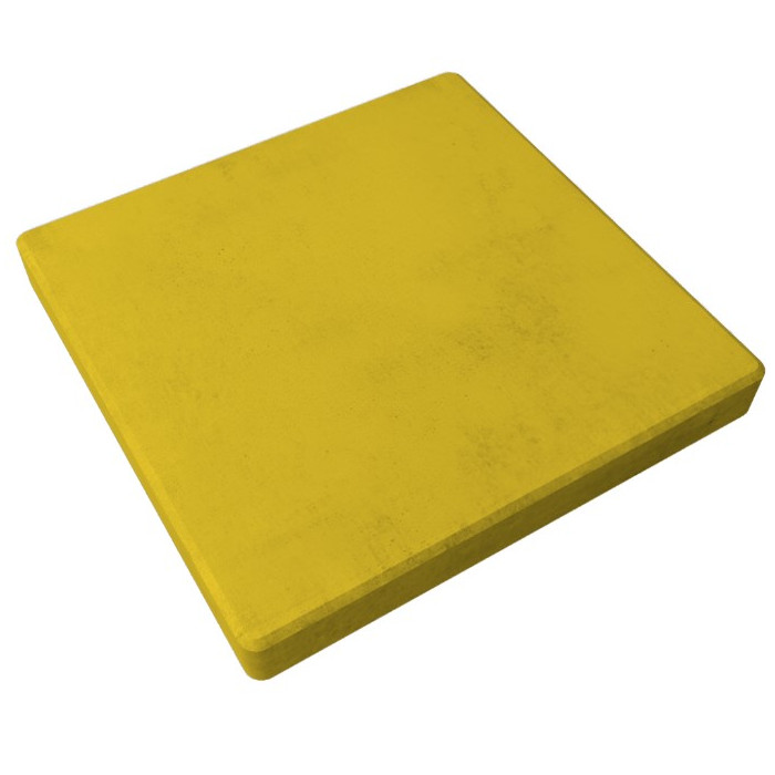 Квадратная тротуарная плитка 400х400х70 Желтый